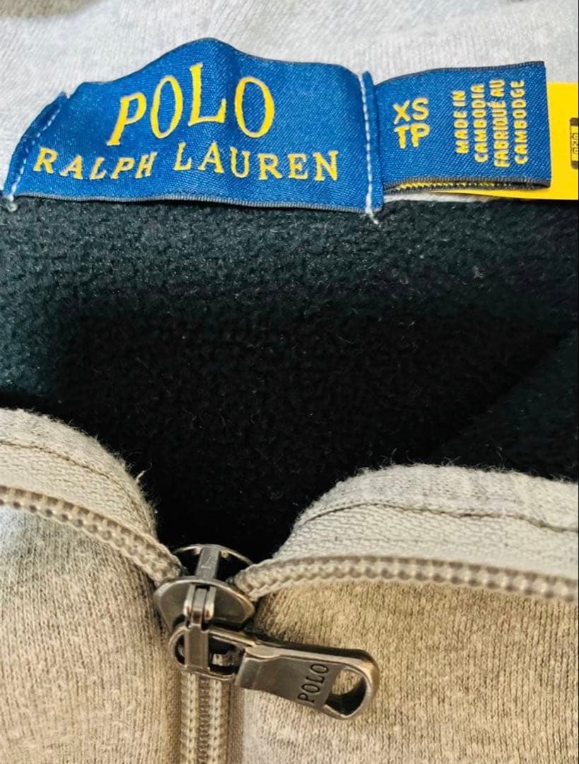 Ralph Laurenセットアップ グレー ジップパーカー　テック　XS