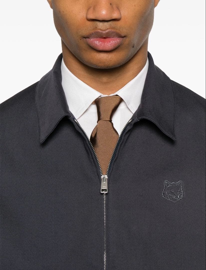 MAISON KITSUNÉ ネイビー ボンバージャケット