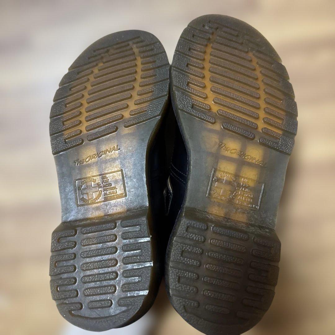 【美品】ドクターマーチン POLLEY Tバーシューズ ブラック 22cm