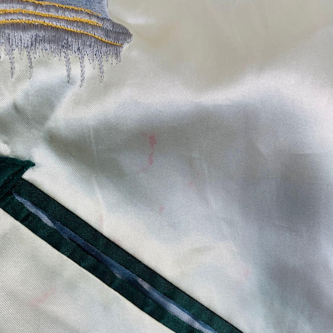 テーラー東洋　スカジャン　リバーシブル　両面デザイン　刺繍　笹虎　ハワイ　S