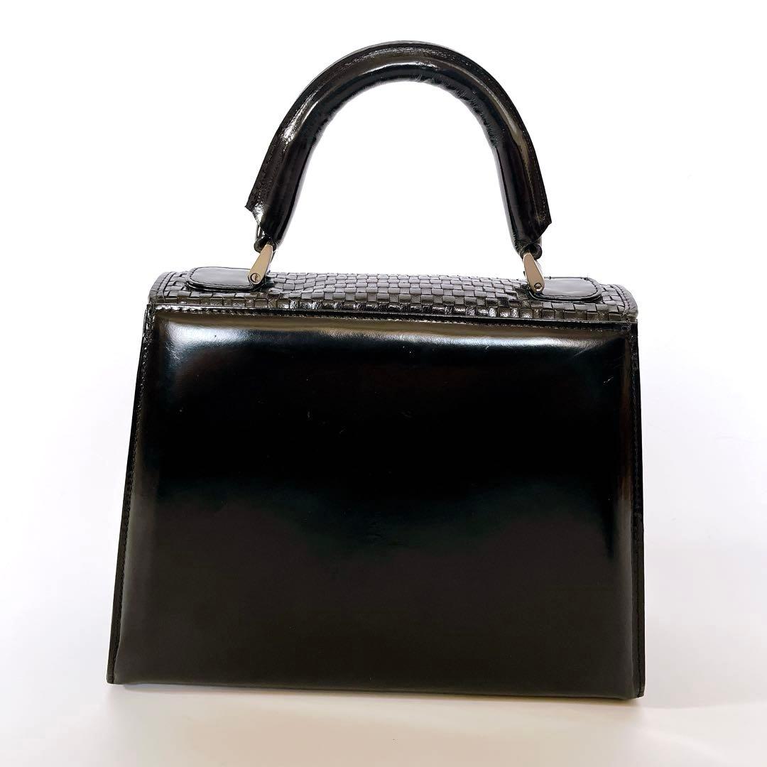 美品✨Stephane Kelian イントレチャート ハンドバッグ フォーマル