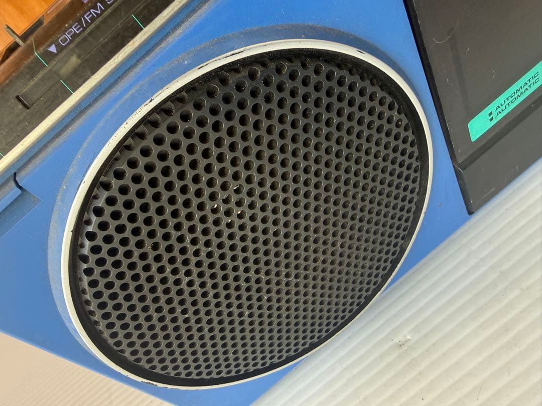 AIWA CS-J20 ラジカセ レトロ希少青色(a67)