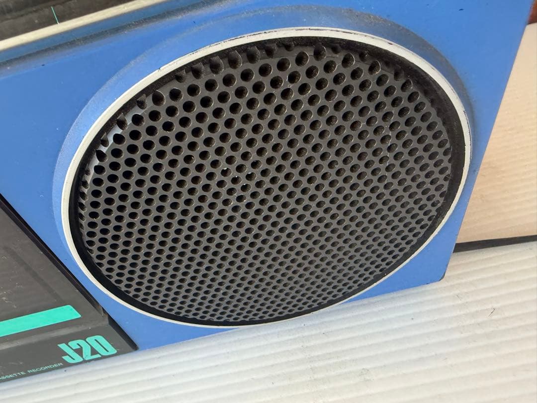 AIWA CS-J20 ラジカセ レトロ希少青色(a67)