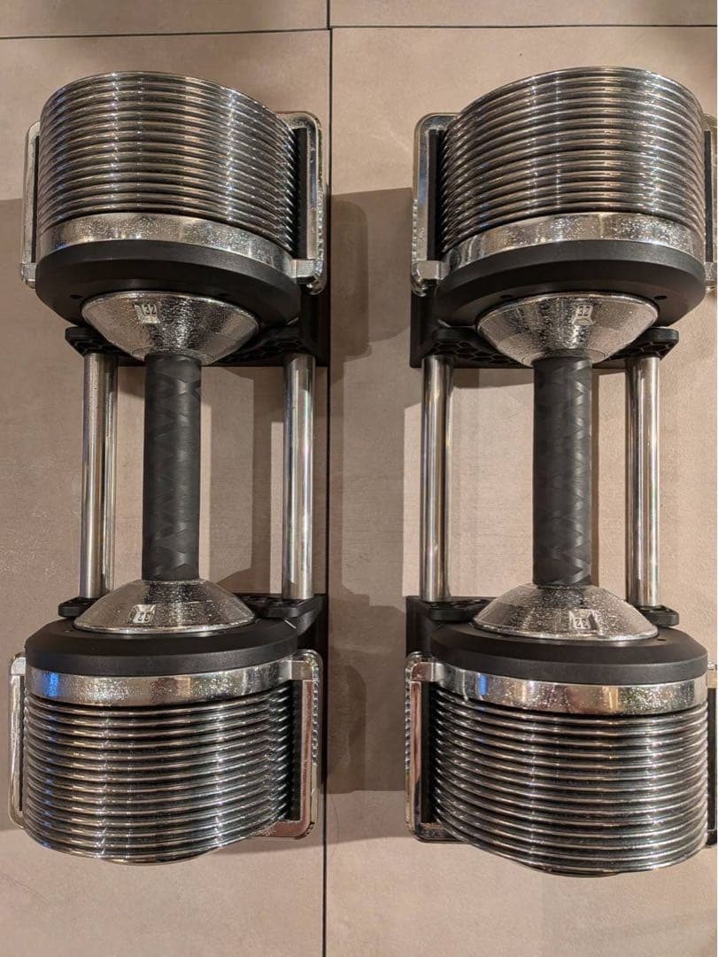 【引き取り希望】Lysinライシン 可変式ダンベル32kgスタンド付