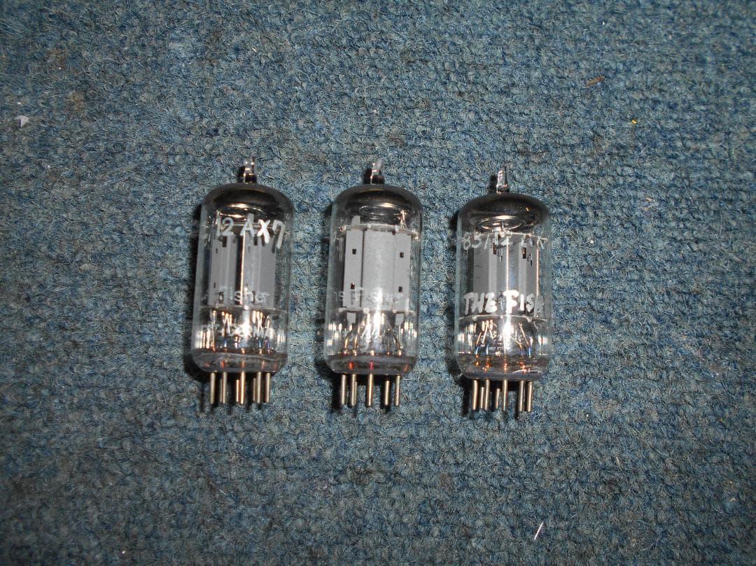 TELEFUNKEN　ECC 83　真空管　3本　テレフンケン　ダイヤ　＃3