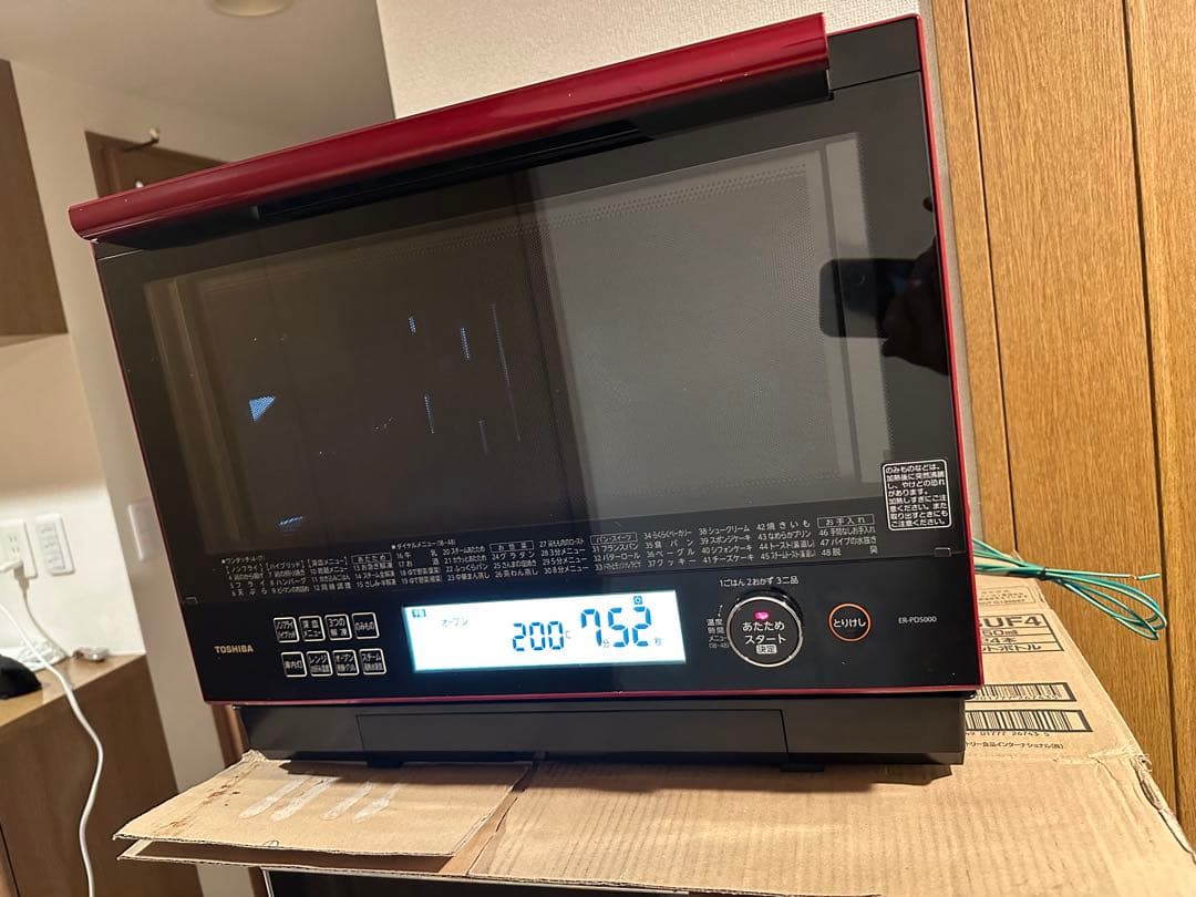 東芝過熱水蒸気石窯オーブンレンジ 　　　ER-PD5000(R)