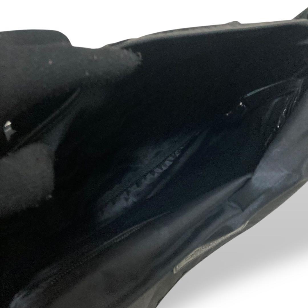 【ヴィンテージ】ハンティングワールド　ショルダーバッグ　ナイロン　レザー　黒