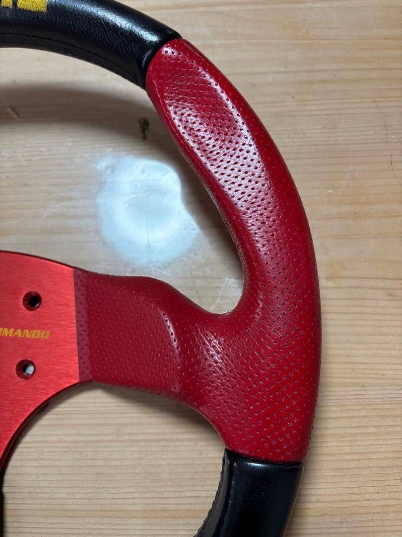 MOMO COMMANDO モモ コマンド 34Φ レッド×ブラック