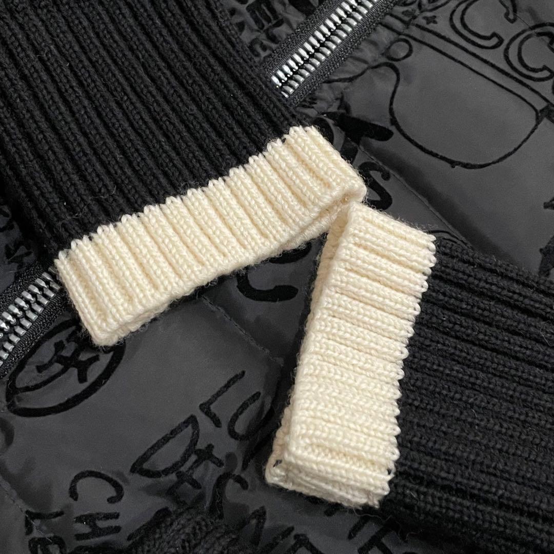 定価約7.5万　カステルバジャック　ダウンコート　総柄　切替　ゴルフ　タグ付　M