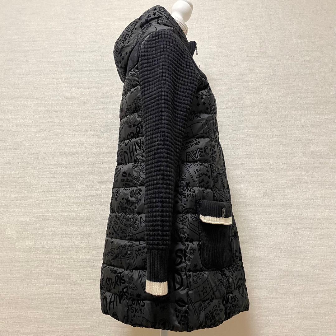 定価約7.5万　カステルバジャック　ダウンコート　総柄　切替　ゴルフ　タグ付　M