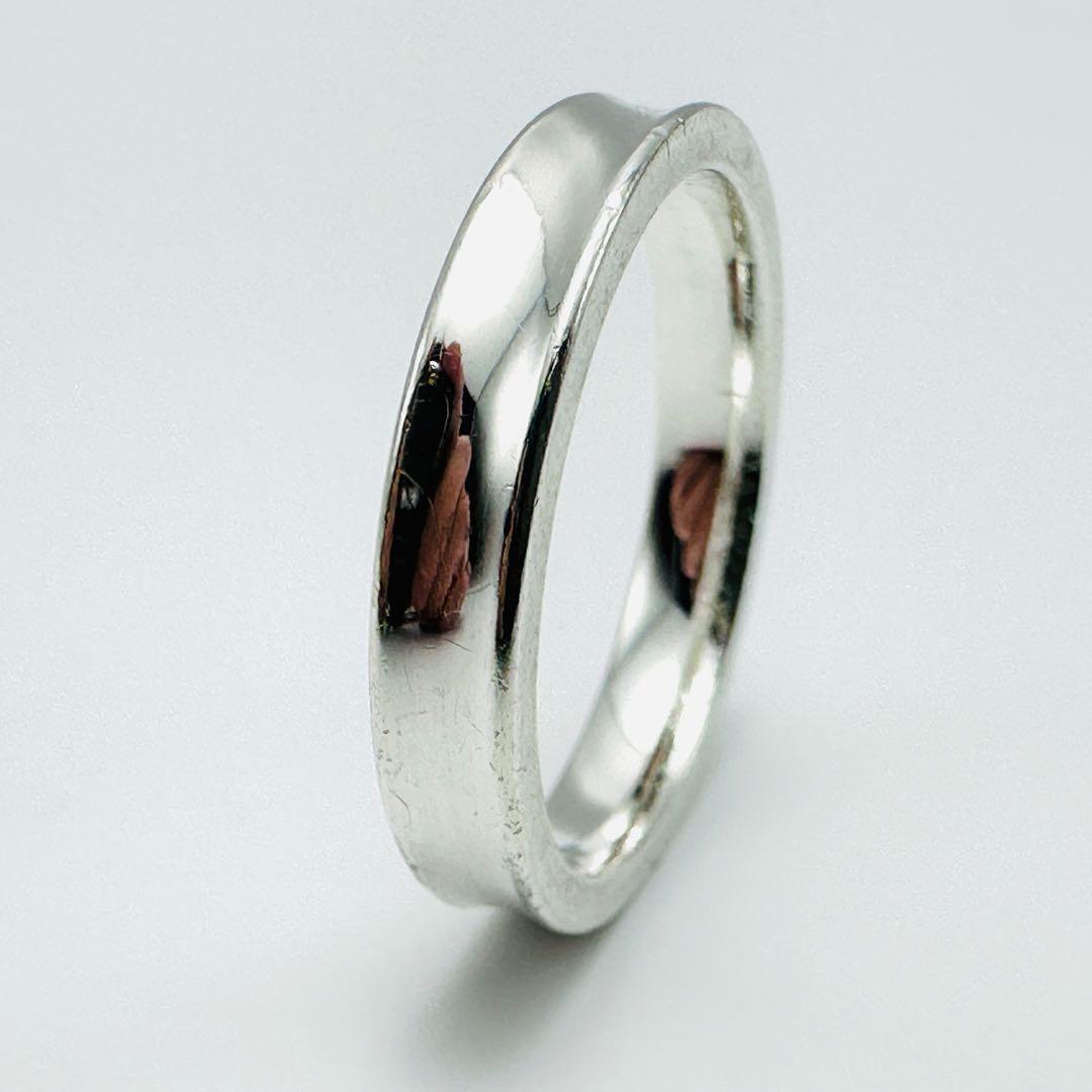 Tiffany ナロー　シルバーリング　1837 19.5号　Ag925