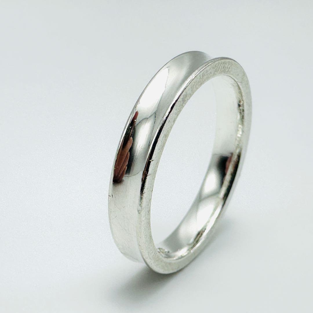 Tiffany ナロー　シルバーリング　1837 19.5号　Ag925