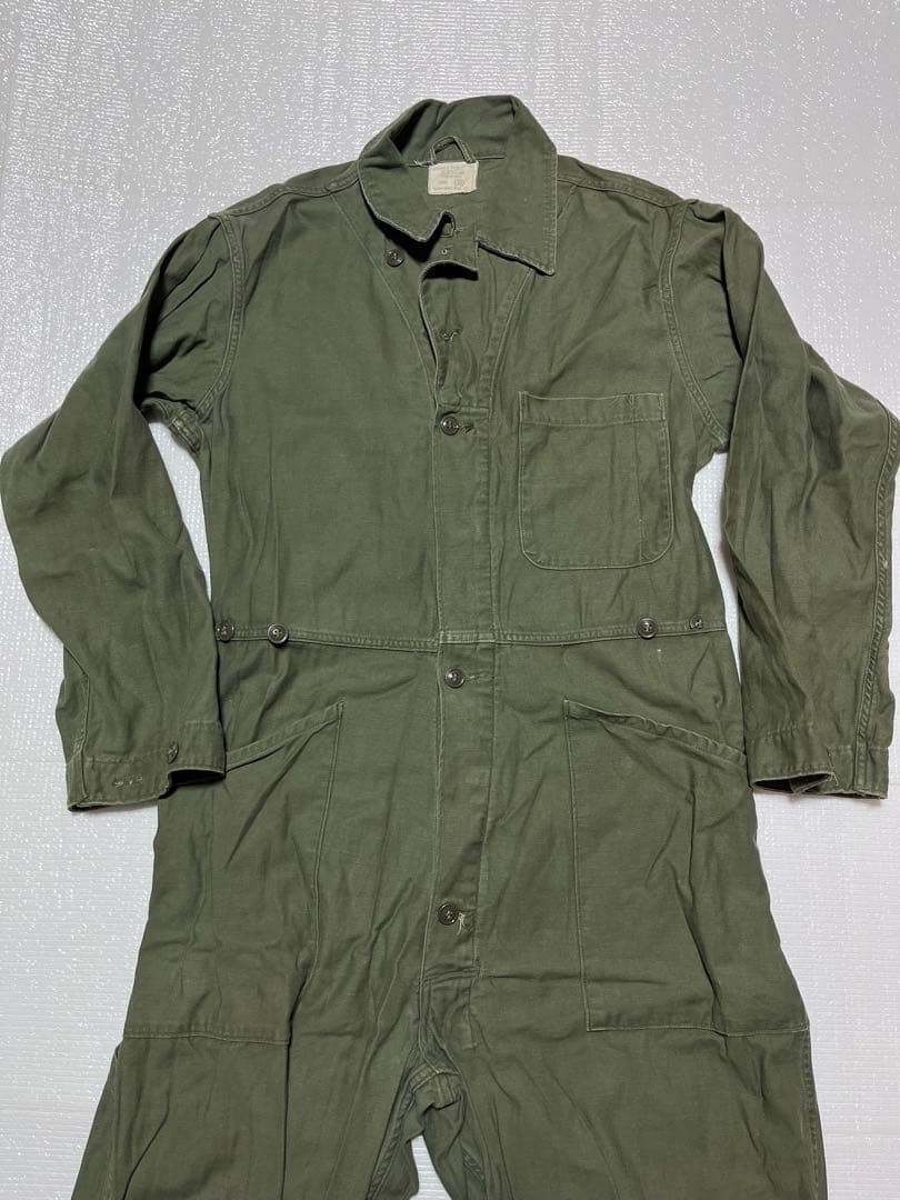 【vintage】アメリカ軍 70's カバーオール オールインワン ミリタリー