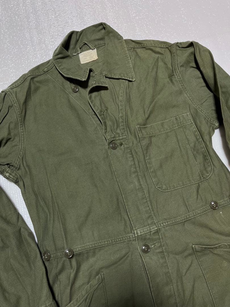【vintage】アメリカ軍 70's カバーオール オールインワン ミリタリー