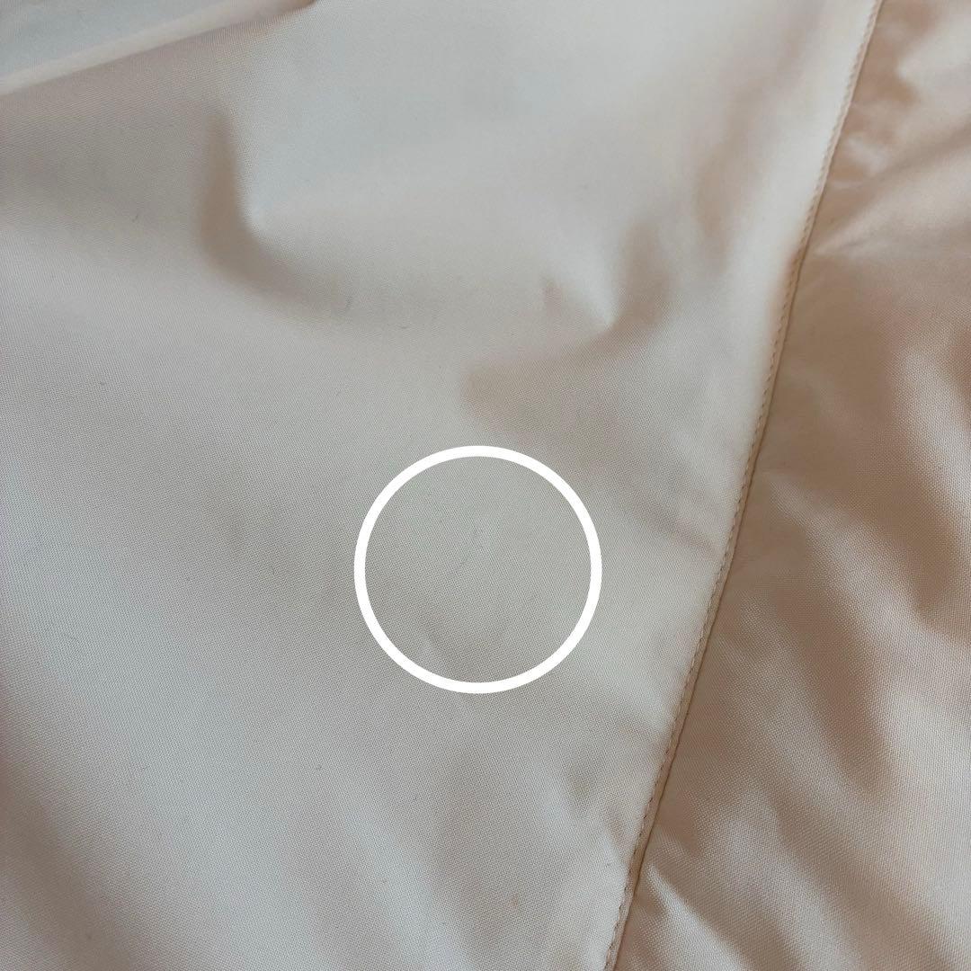 スピックアンドスパン 撥水フーデッドダウンコート 34 ホワイト 24AW