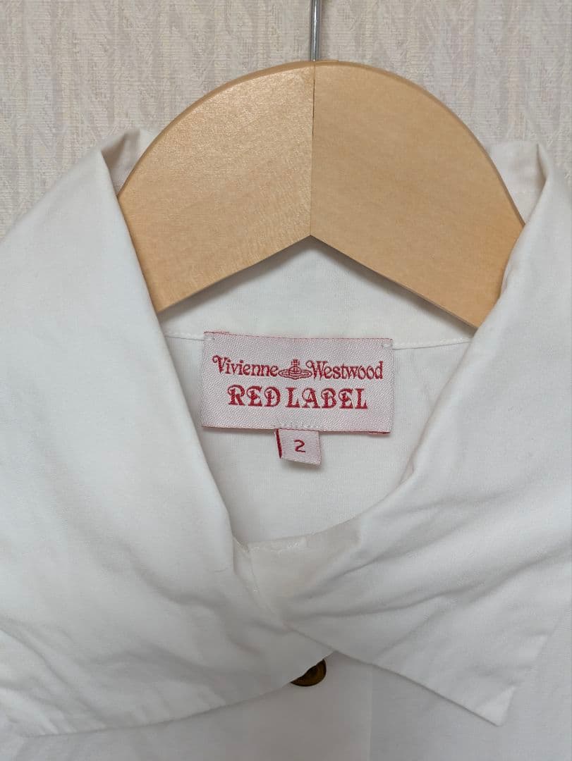 vivienne westwood ボウタイ 長袖シャツ ⭐ 2way 無地