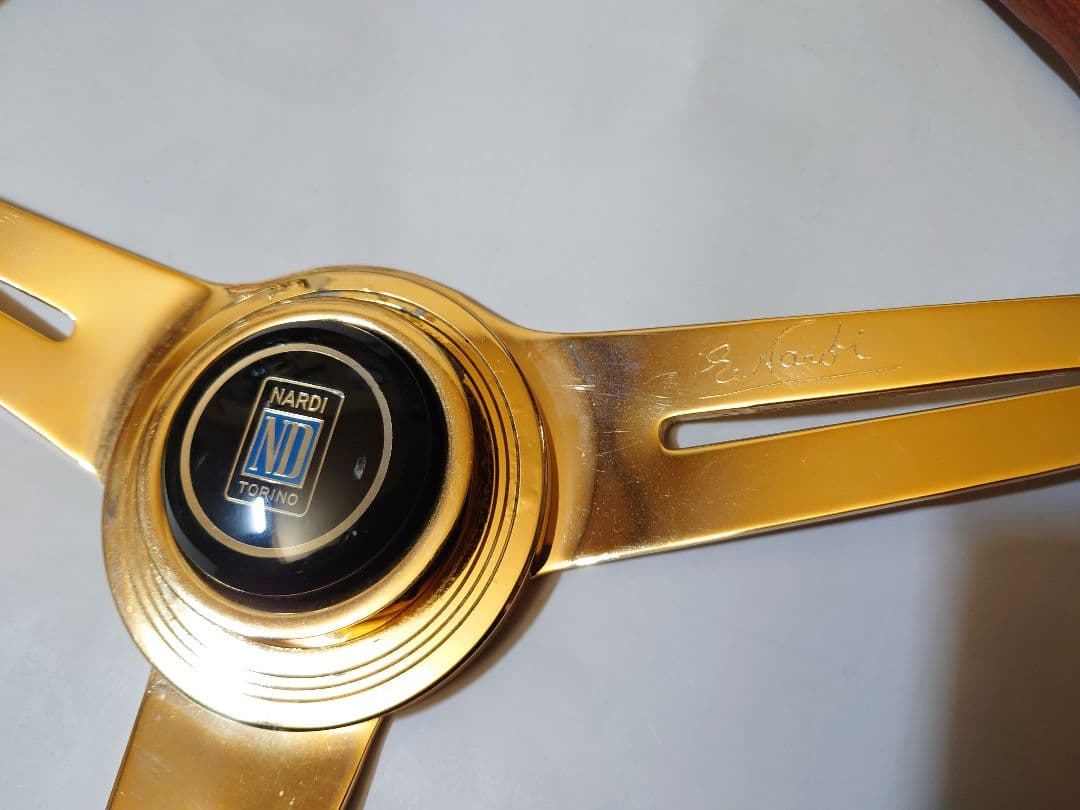 ナルディウッド　ゴールドステアリング　NARDI クラッシック　旧車　当時物