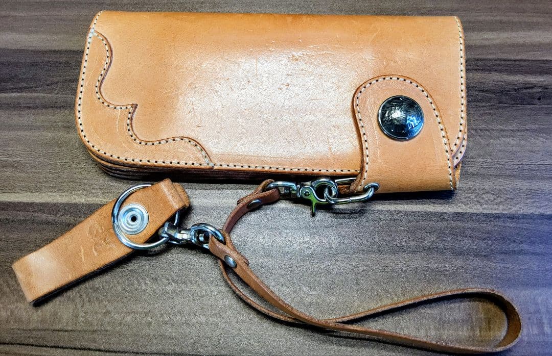 【美品！】REDMOON レッドムーン ウォレット ロングウォレット バイカー