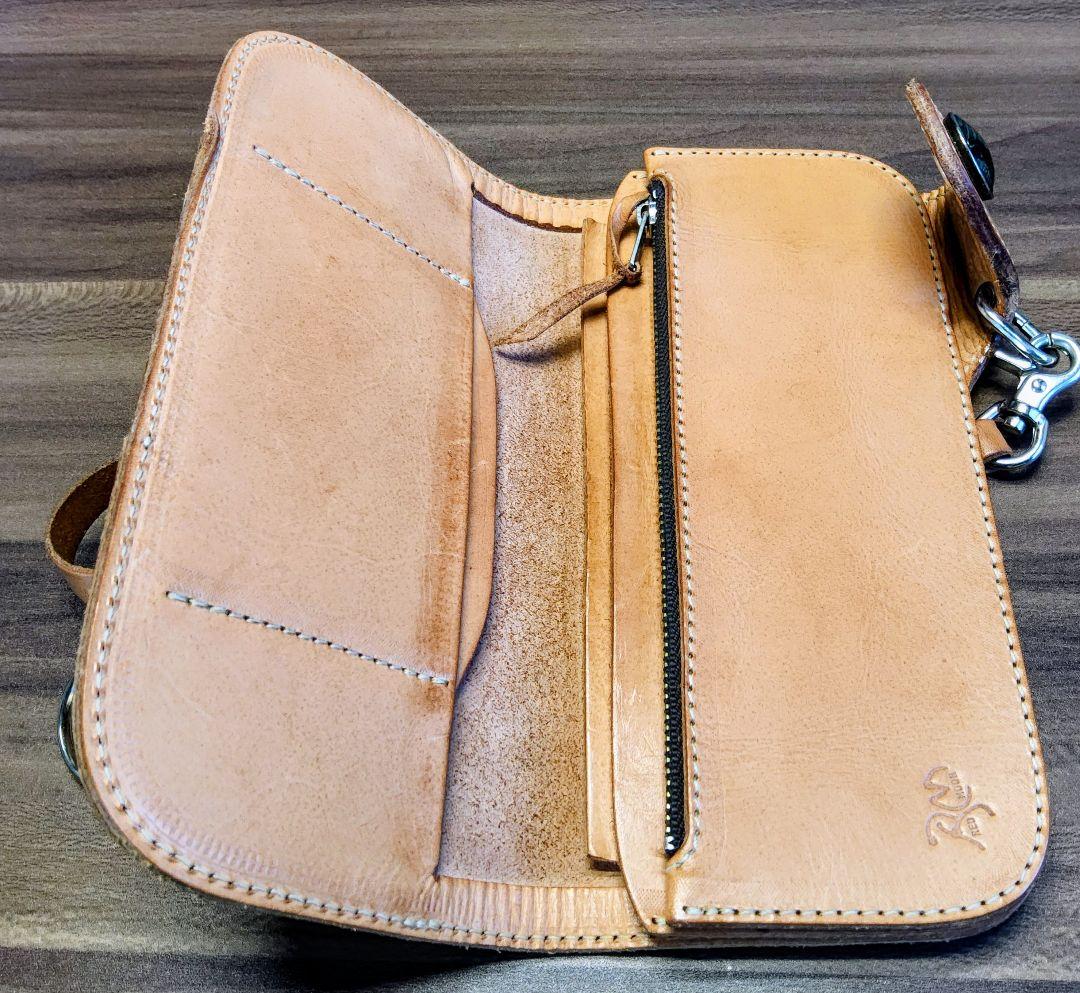 【美品！】REDMOON レッドムーン ウォレット ロングウォレット バイカー