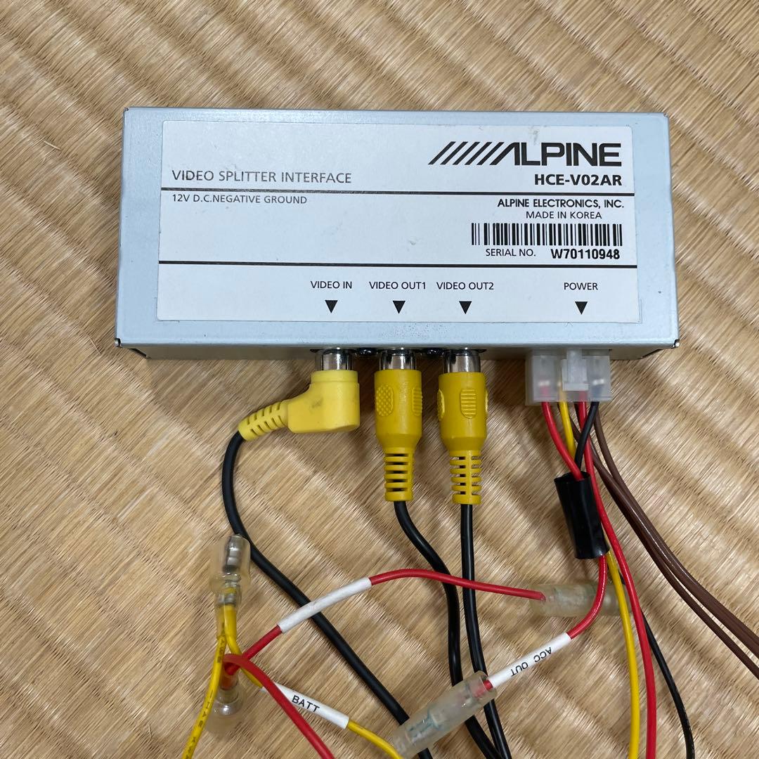 ALPINE 後席モニター