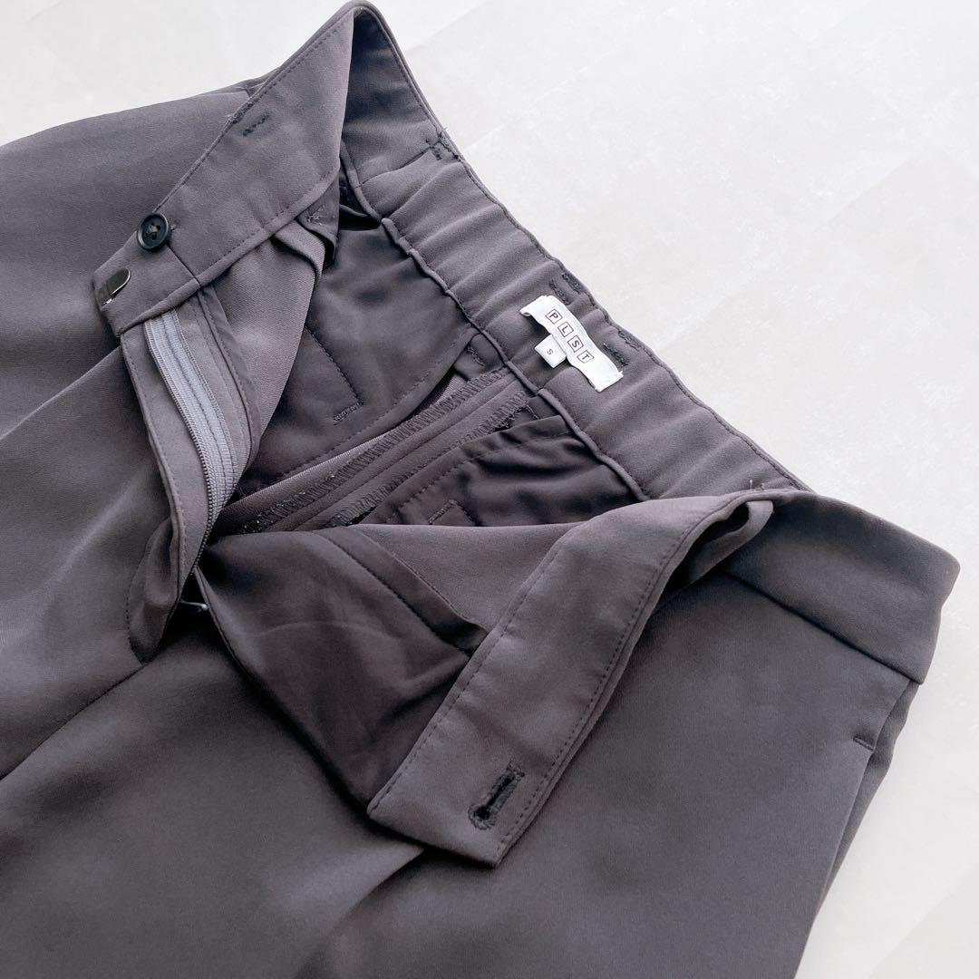 美品✨2024 プラステ トリアセブレンドカラーレスジャケット パンツセット S