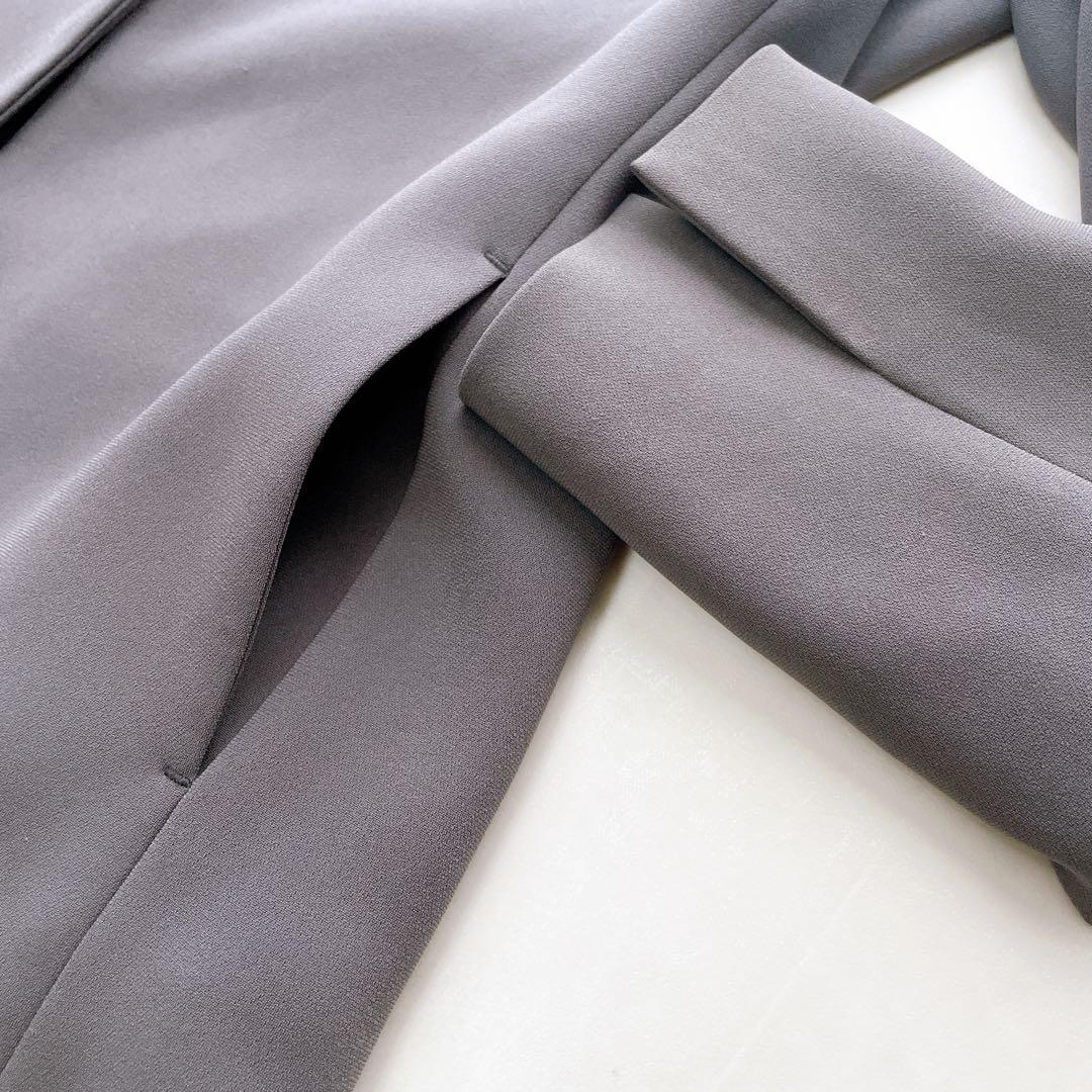 美品✨2024 プラステ トリアセブレンドカラーレスジャケット パンツセット S