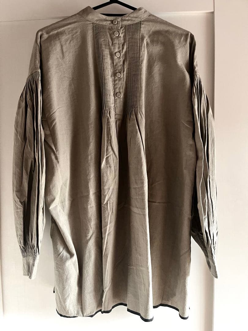 ミモザ　maison de soil スタンドカラーシャツ