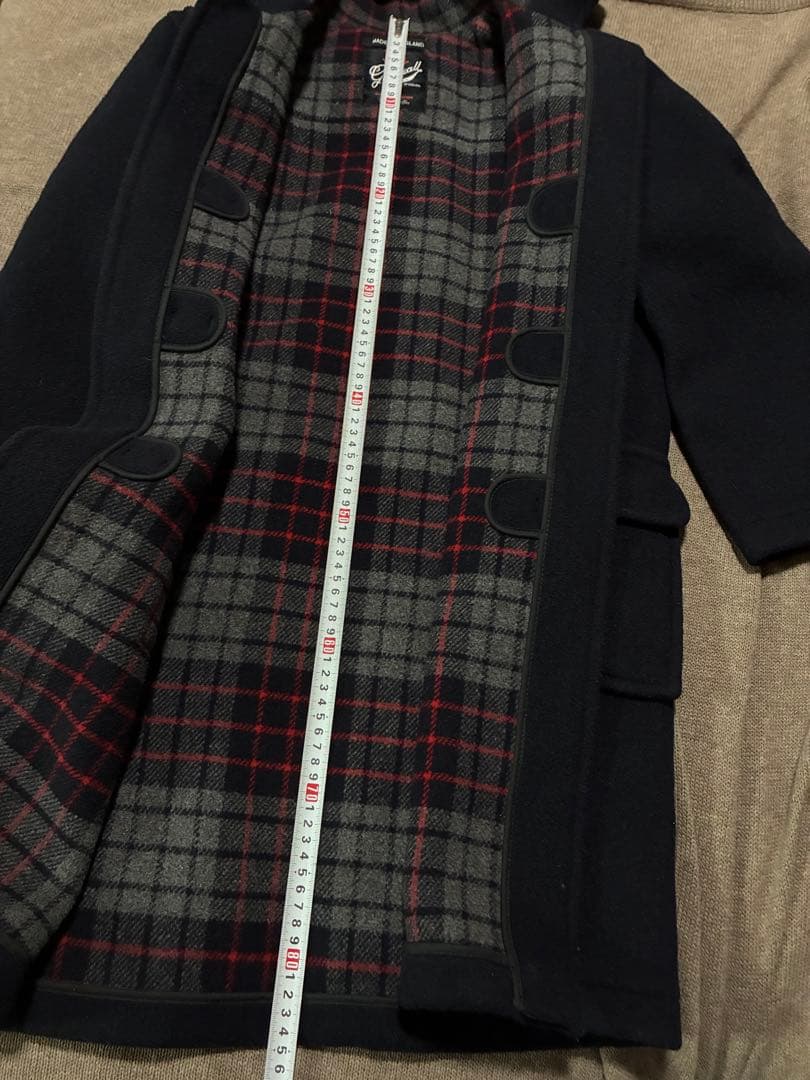 12years グローバーオール ダッフルコート イギリス製 濃紺 ネイビー