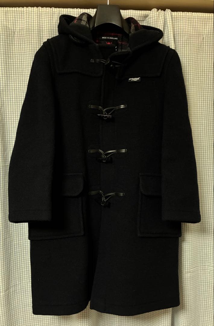 12years グローバーオール ダッフルコート イギリス製 濃紺 ネイビー