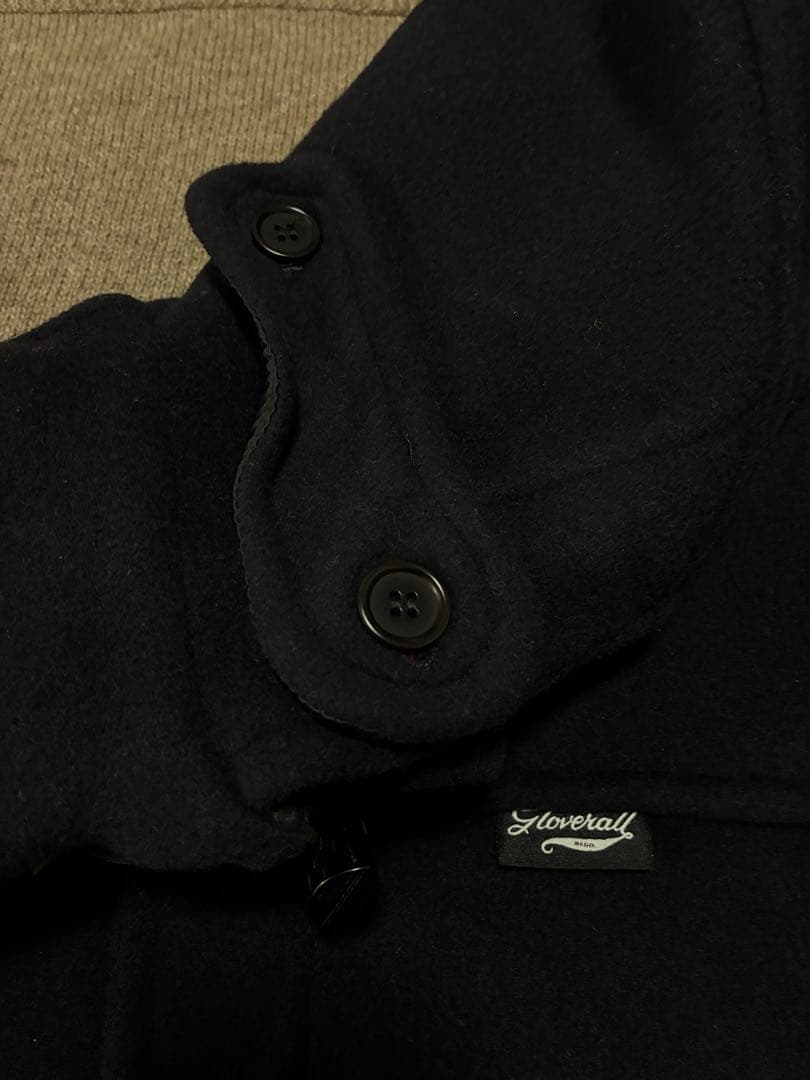 12years グローバーオール ダッフルコート イギリス製 濃紺 ネイビー