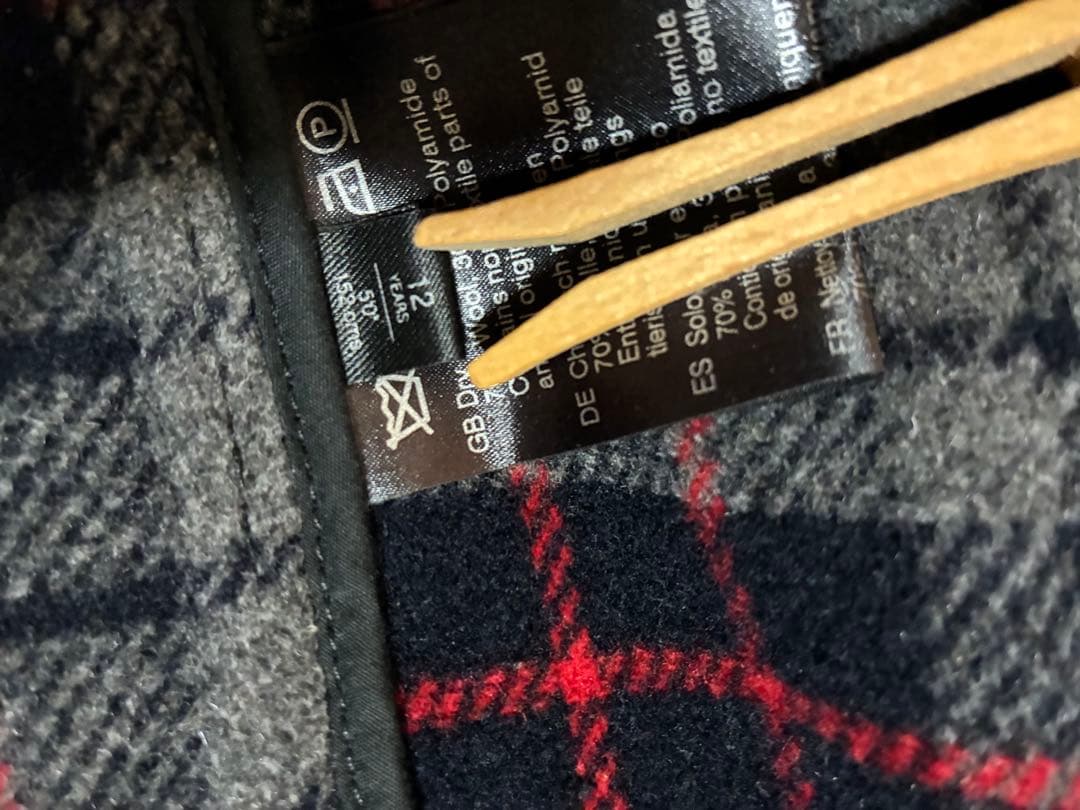 12years グローバーオール ダッフルコート イギリス製 濃紺 ネイビー