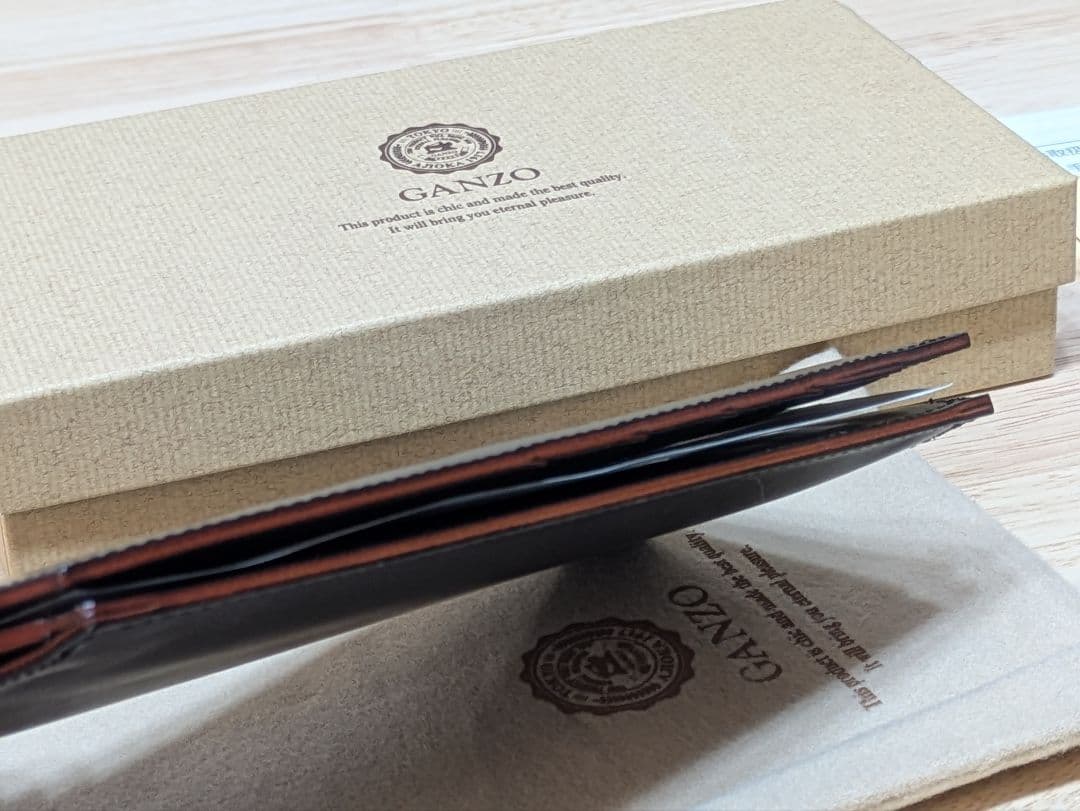 【新品】GANZO GUD2 ブラック 長財布