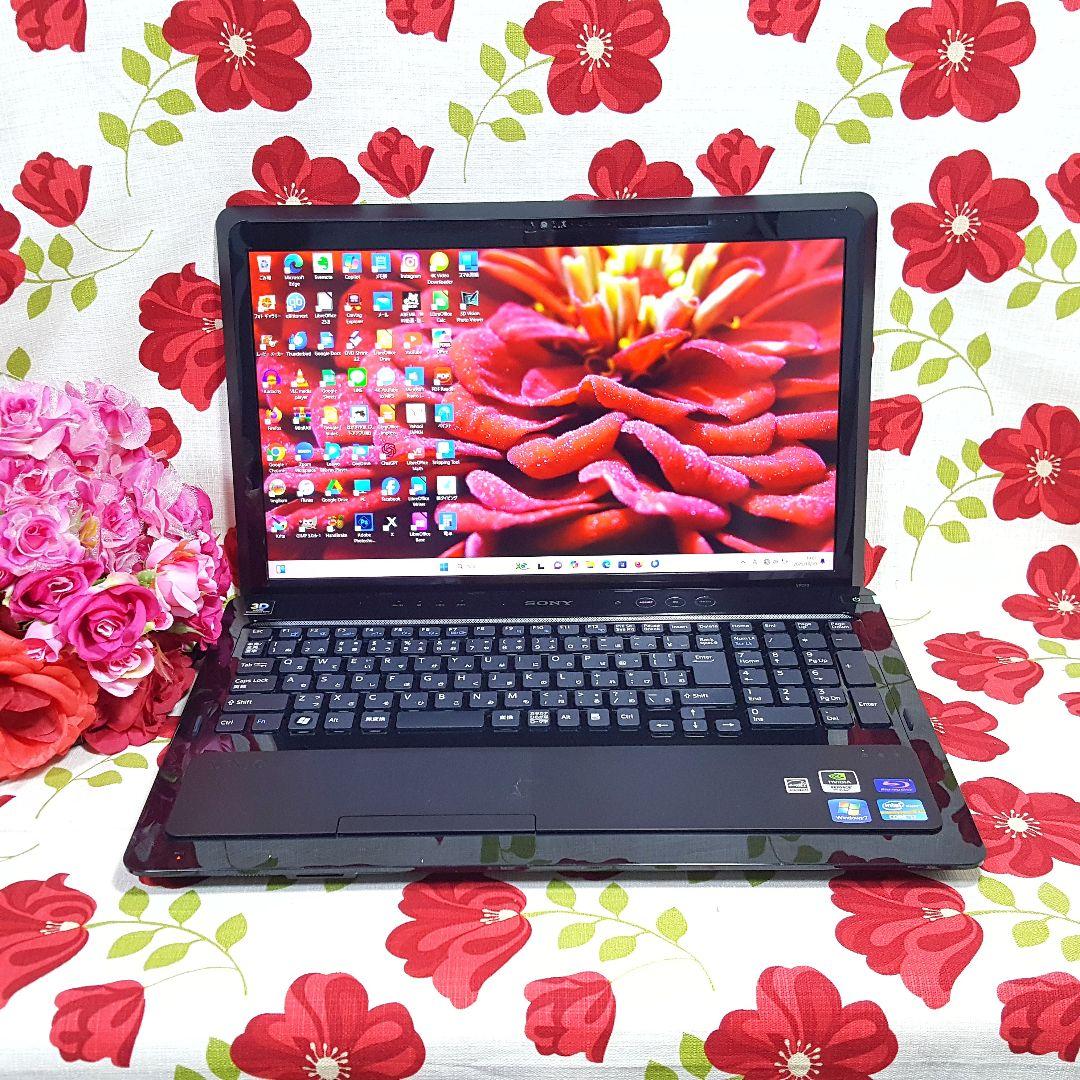 極上★新Wind11★新品SSD512GB★メモリ8GB★SONY★VIAO★