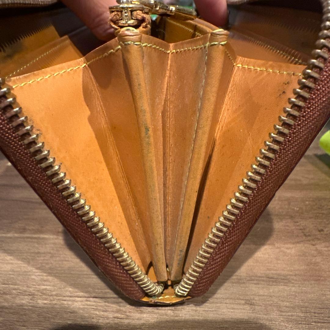 ルイヴィトン　ノマド　ブラウンレザー長財布