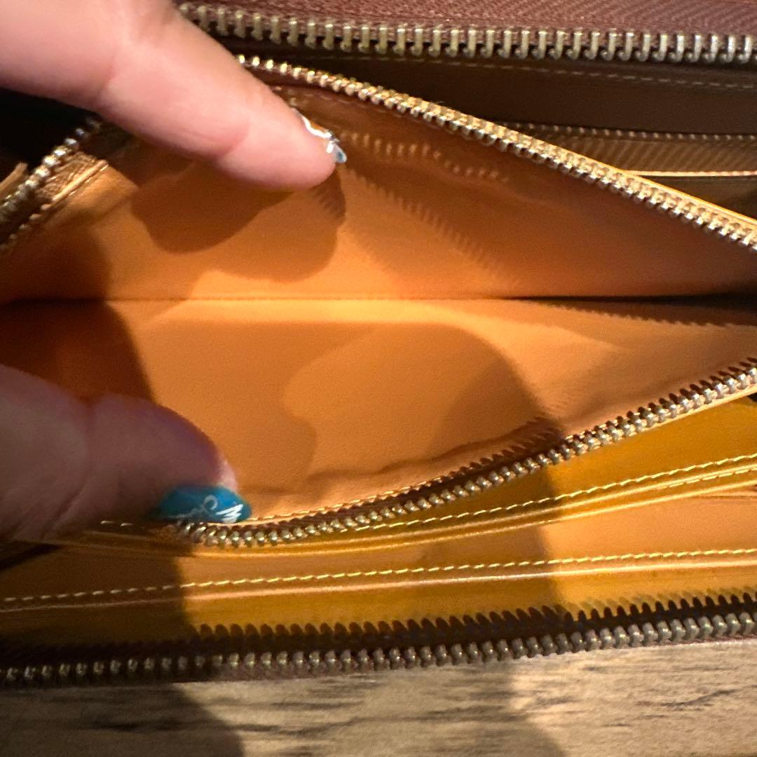 ルイヴィトン　ノマド　ブラウンレザー長財布