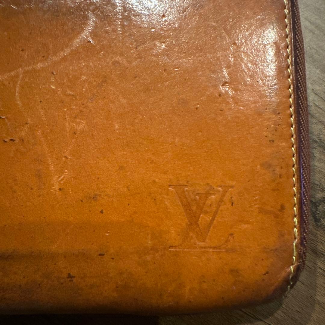 ルイヴィトン　ノマド　ブラウンレザー長財布