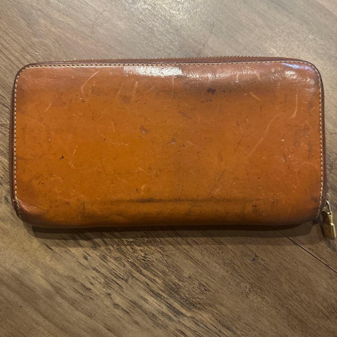 ルイヴィトン　ノマド　ブラウンレザー長財布