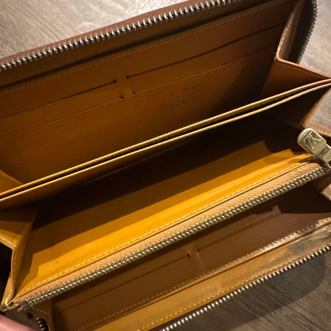 ルイヴィトン　ノマド　ブラウンレザー長財布