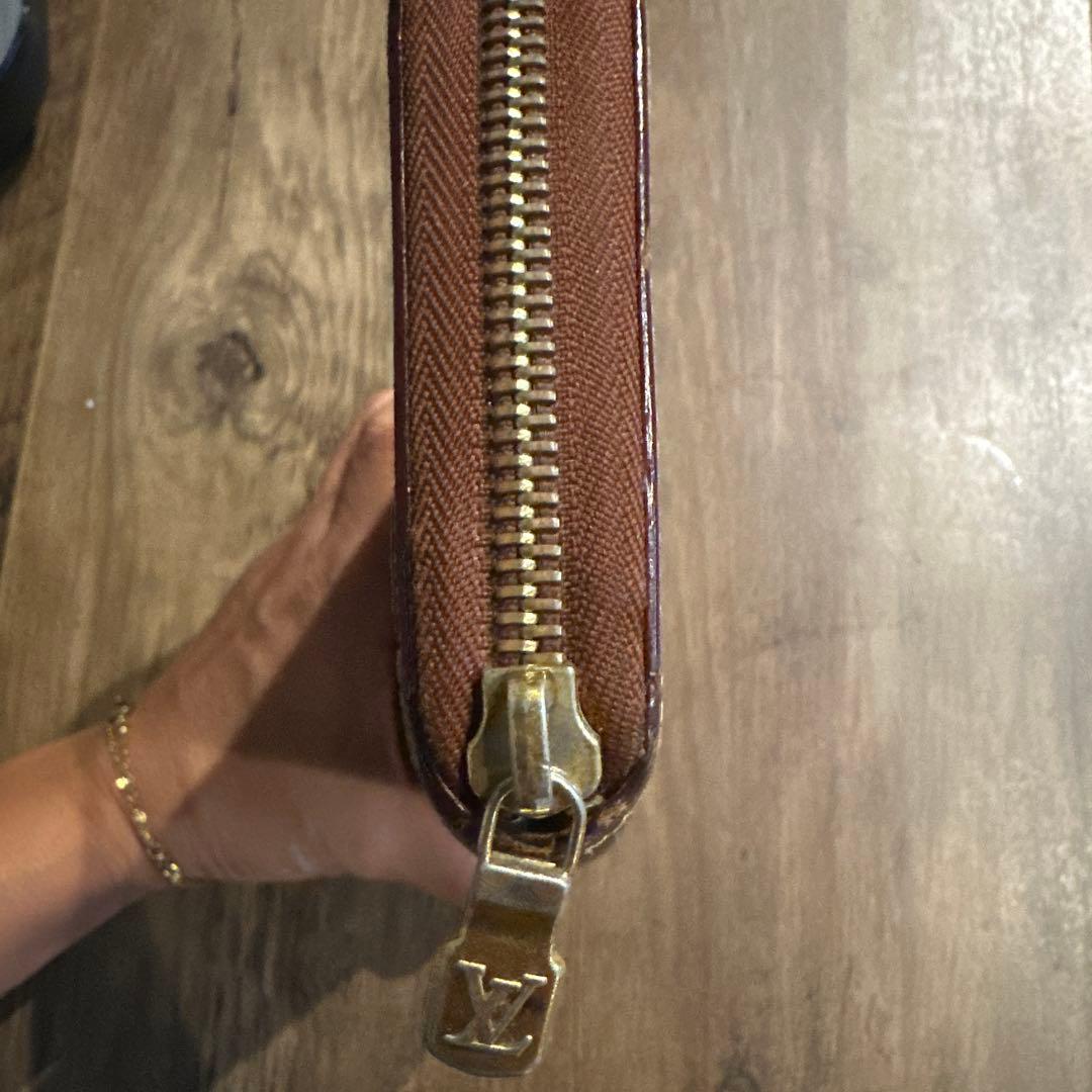 ルイヴィトン　ノマド　ブラウンレザー長財布