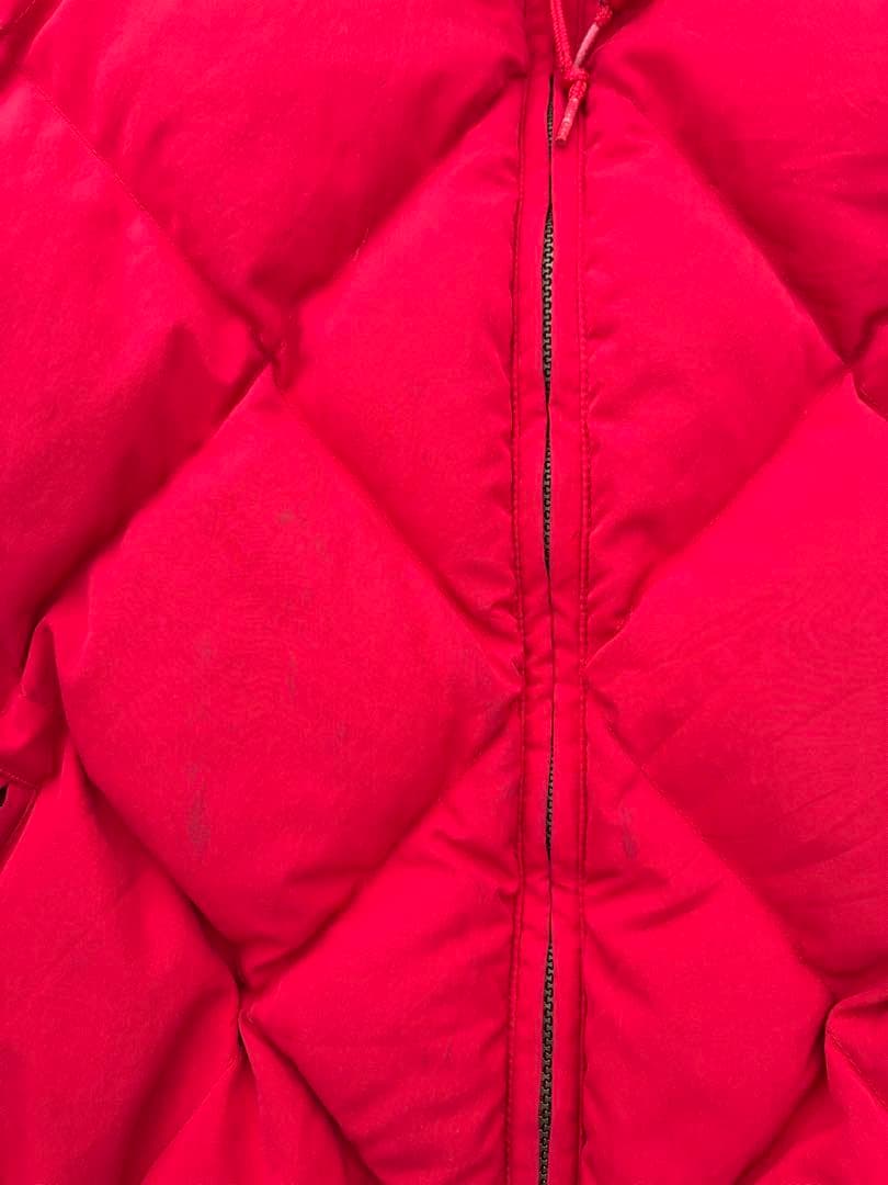 早い者勝ち　90s Eddie Bauer ダイヤキルト ダウン 赤