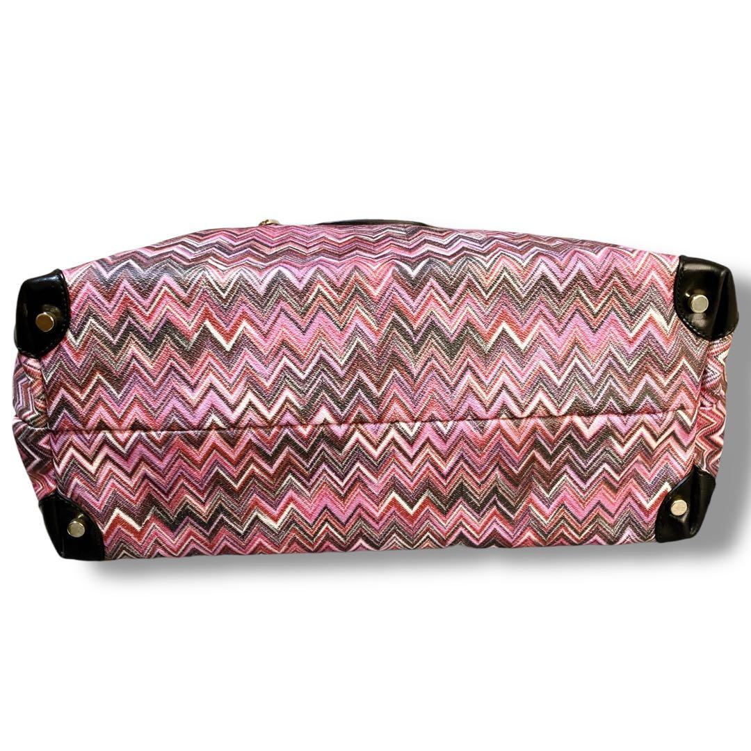 ミッソーニ ブリックス 良品 2way 大容量 斜め掛け可 底鋲 ボストンバッグ