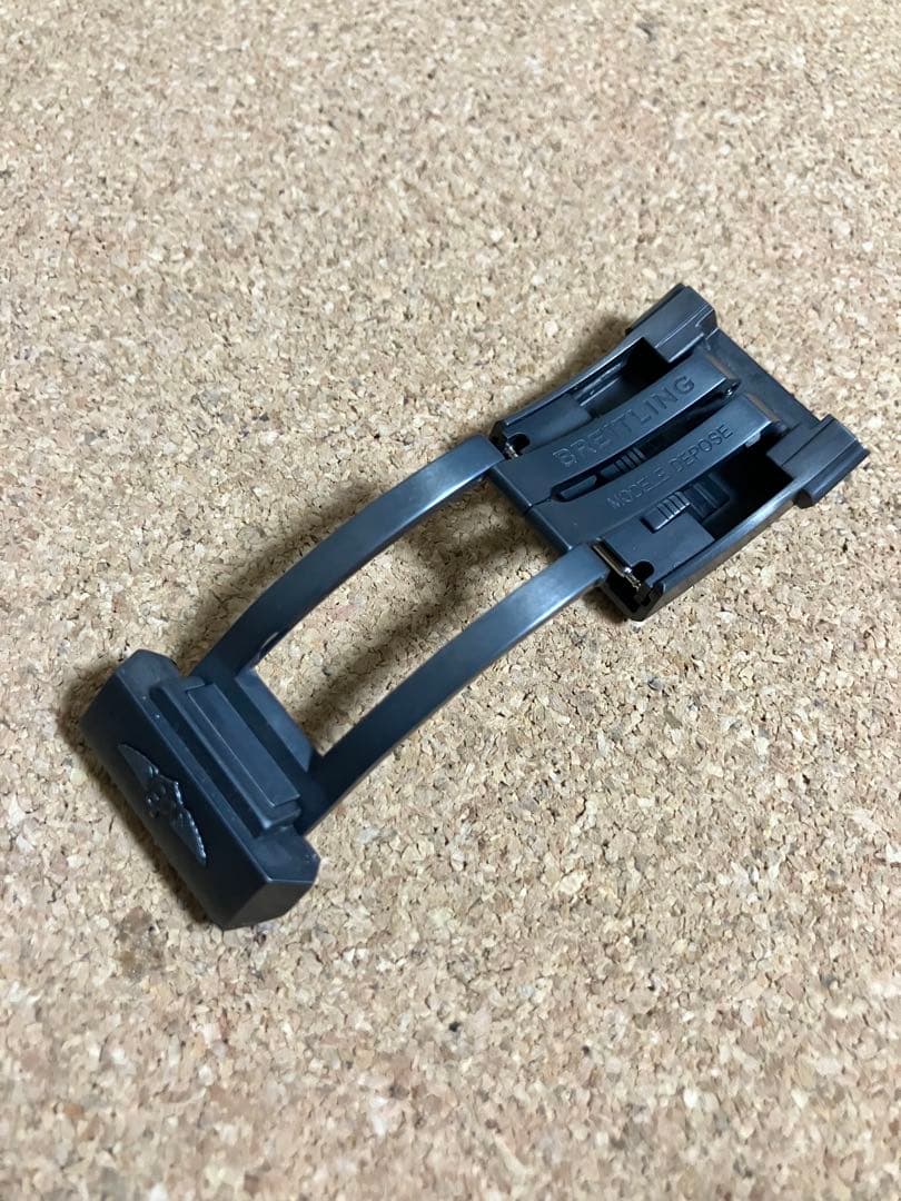 BREITLING 純正 ラバー用 Dバックル DLC チタン ブライトリング