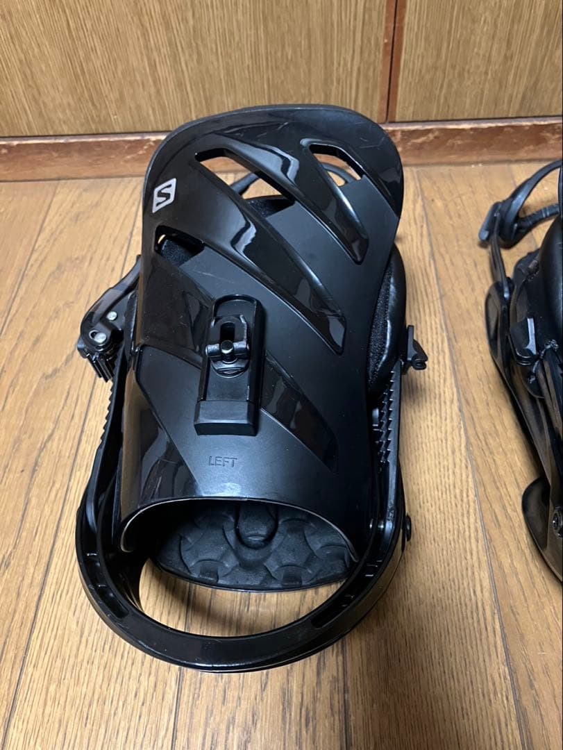 たーくー　Salomon スノーボードビンディング ブラックMサイズ
