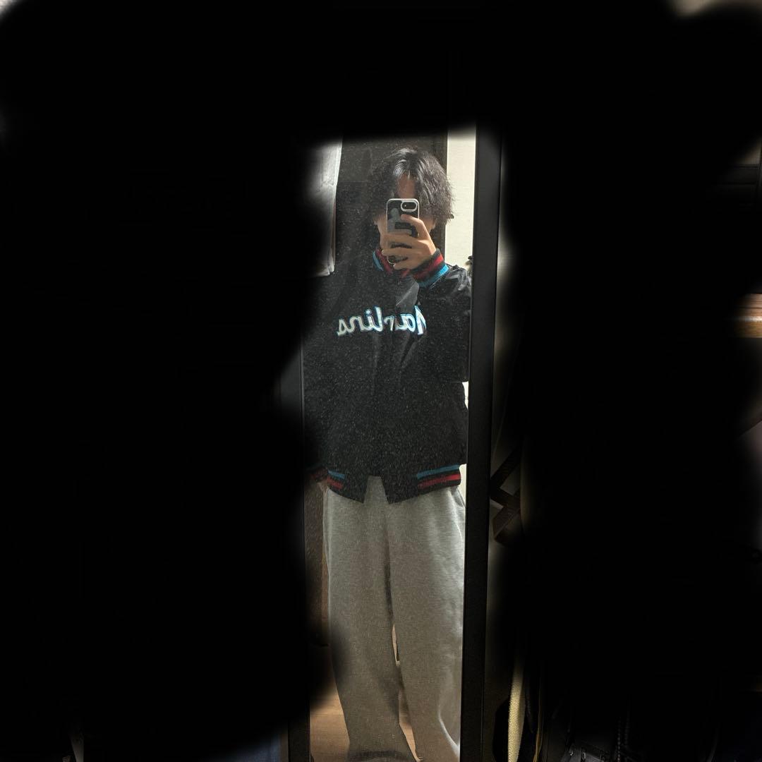 ニューエラMiami Marlins ナイロンジャケット