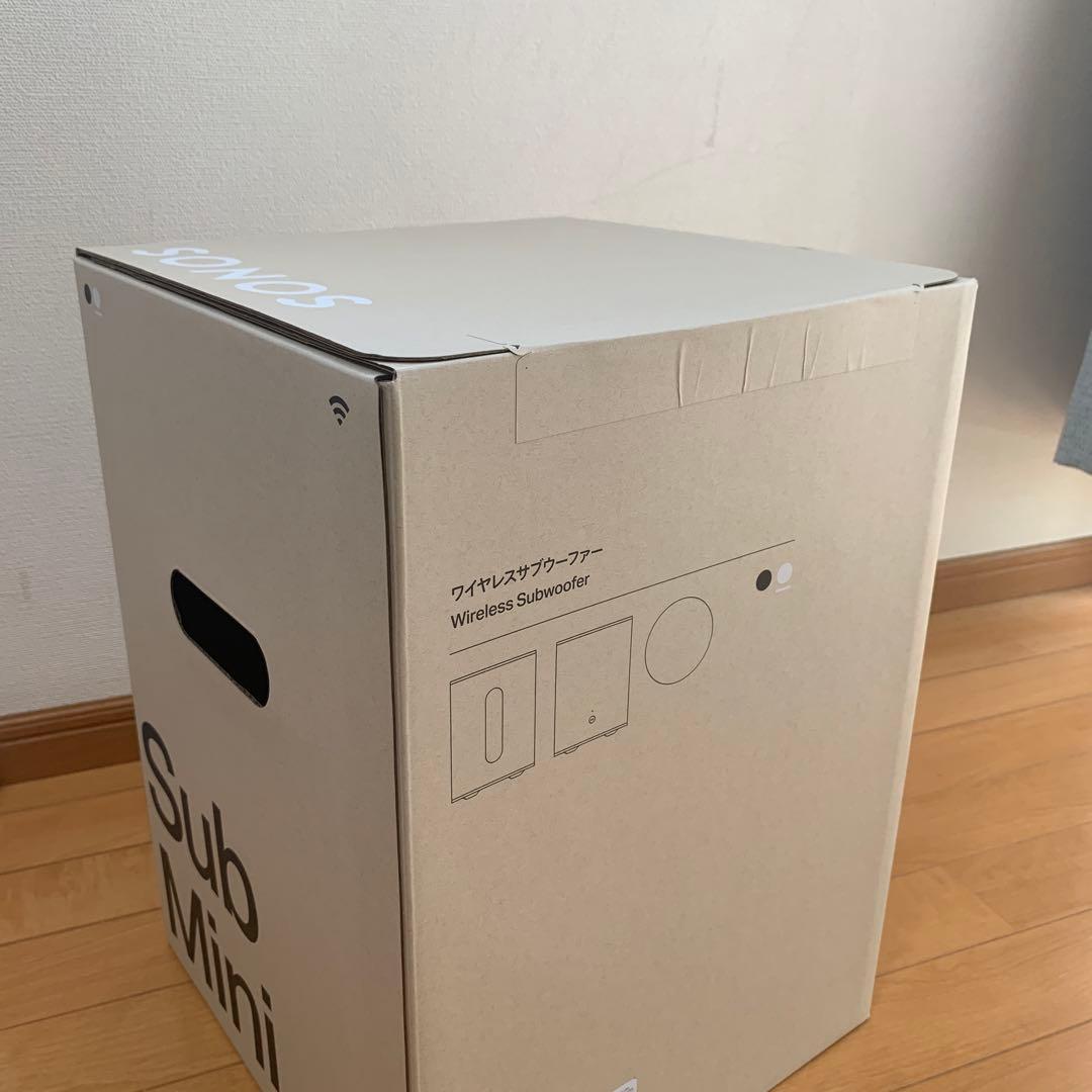 【新品、未使用】　Sonos sub mini ソノス　サブウーファー