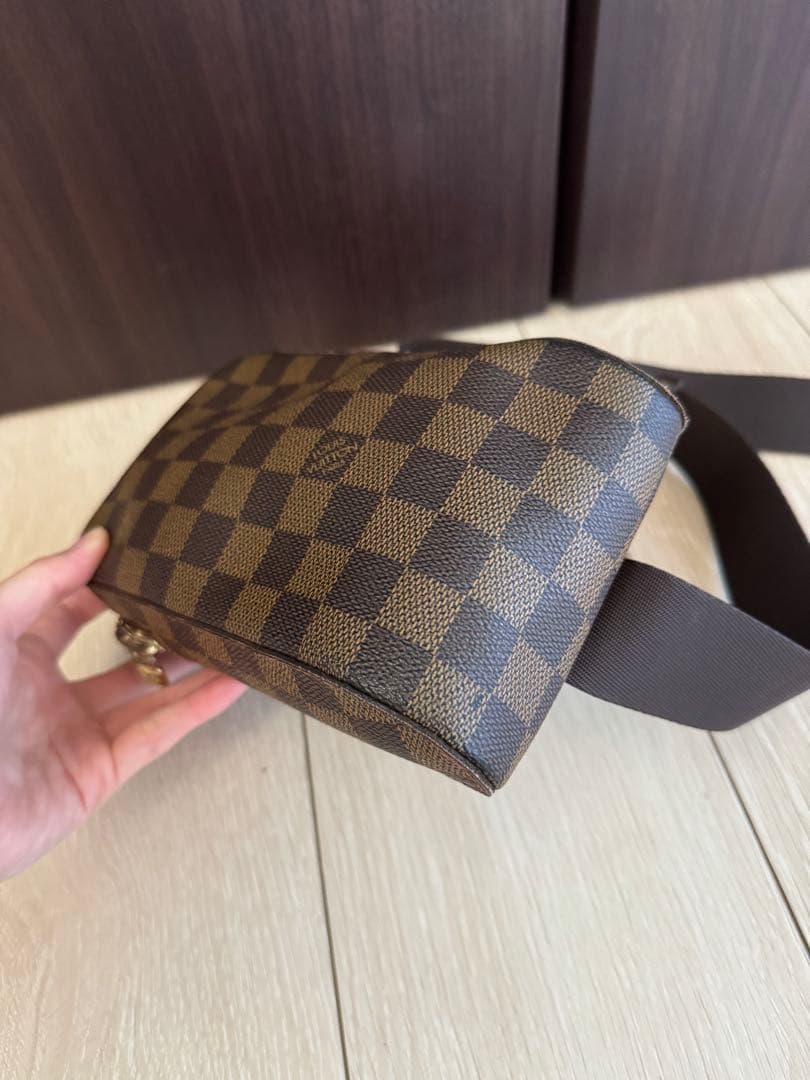 【かず】ダミエ・キャンバス ボディバッグ