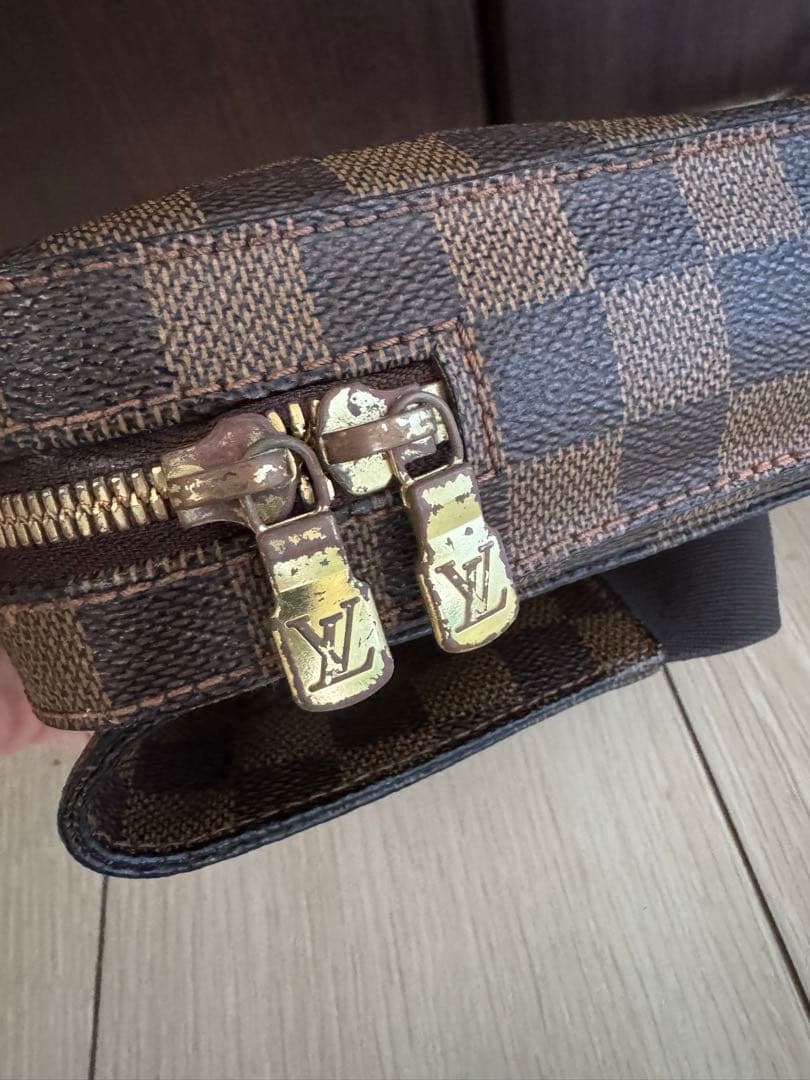 【かず】ダミエ・キャンバス ボディバッグ