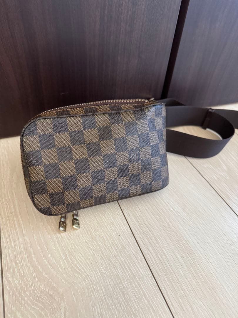 【かず】ダミエ・キャンバス ボディバッグ