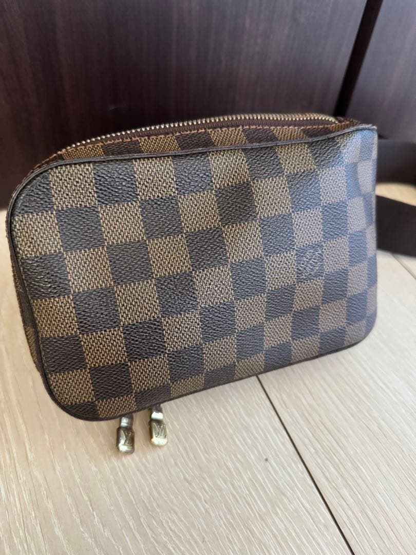 【かず】ダミエ・キャンバス ボディバッグ