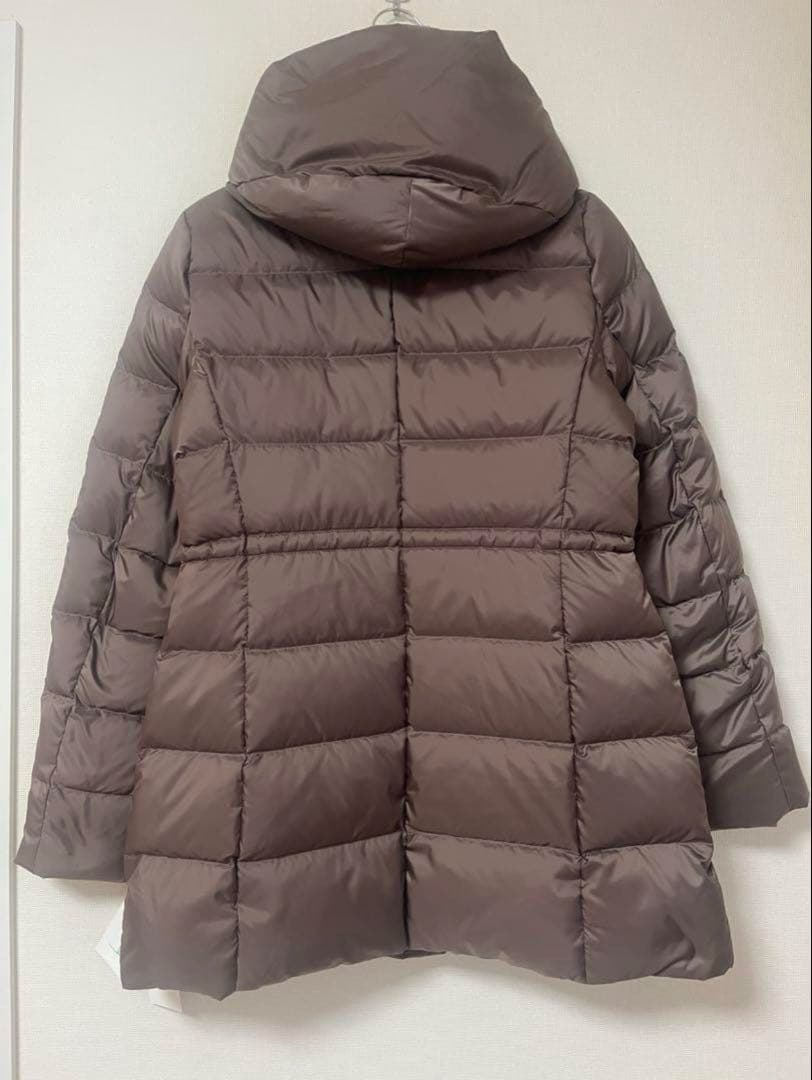 23区新品洗える/撥水加工】シレータフタ ミドル丈 ダウンコート38